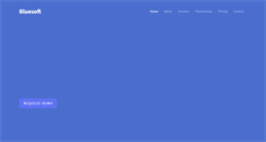 Desktop Screenshot of bluesoft.in